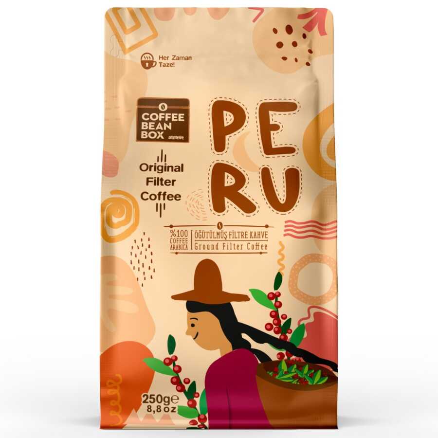 Coffee Bean Box Peru Filtre Kahve 250 Gram Öğütülmüş