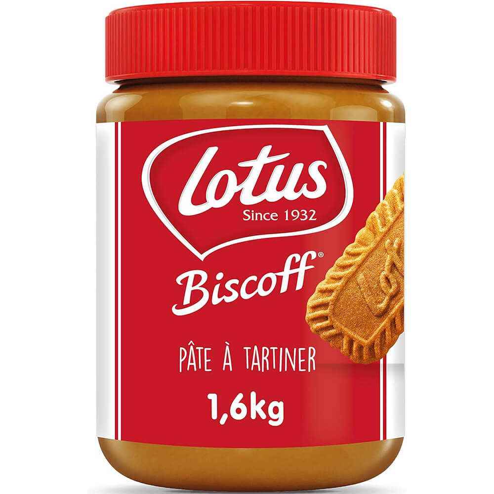 Lotus Biscoff Spread Original Sürülebilir Karamelize Bisküvi Ezmesi 1600 Gram