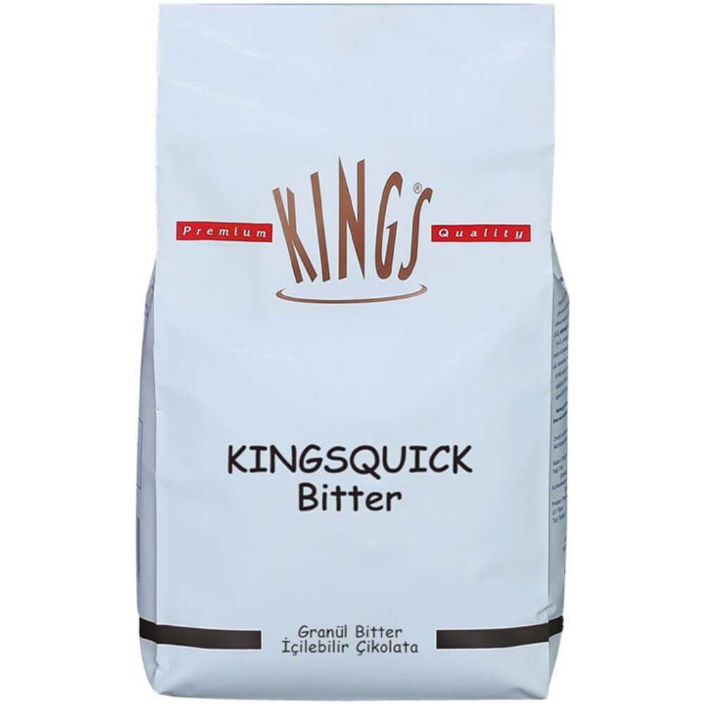 KingsQuick Bitter Granül Sıcak Çikolata 1 Kg